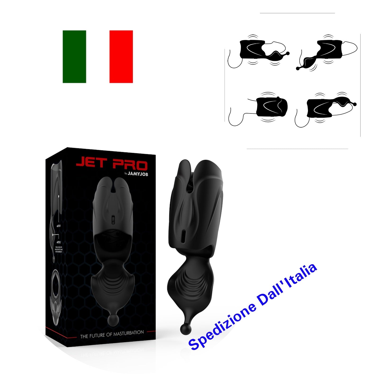 Masturbatore uomo automatico vibratore per pene stimolatore massaggio –  HotPinkSexyShop