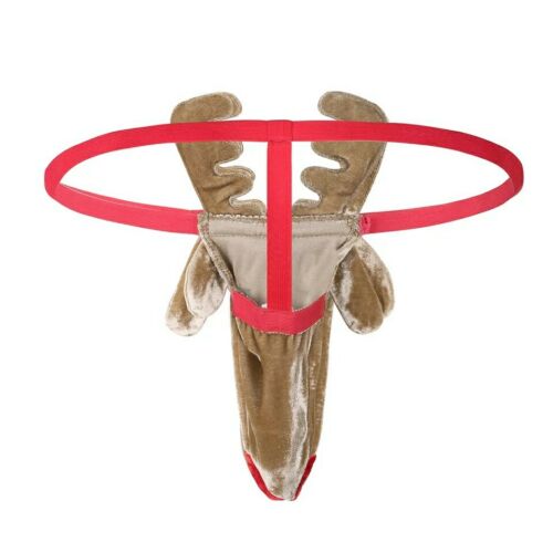 BABBO Natale Sexy tanga sexy uomo tanga rosso hot renna di natale mutandine sexy