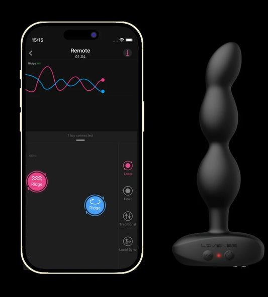 Vibratore Anale controllato da app Ridge Lovense Sex toys Anale Per Uomini e Donne Unisex