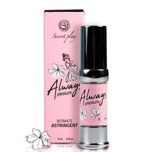 Lubrificante intimo donna con effetto ASTRINGENTE sensazione prima volta ALWAYS PLEASURE 15 ML SECRET PLAY