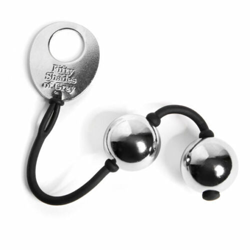 Palline kegel in metallo CINQUANTA SFUMATURE DI GRIGIO PALLINE VAGINALI 221g SEX TOYS Fifty Shades of Grey